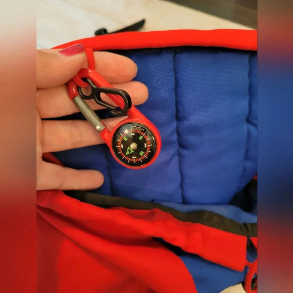 Ultimate Trail Pals Vintage Retro 1990's Outdoor Backpack Blue Red ☆Rare☆ - Picture 7 of 11